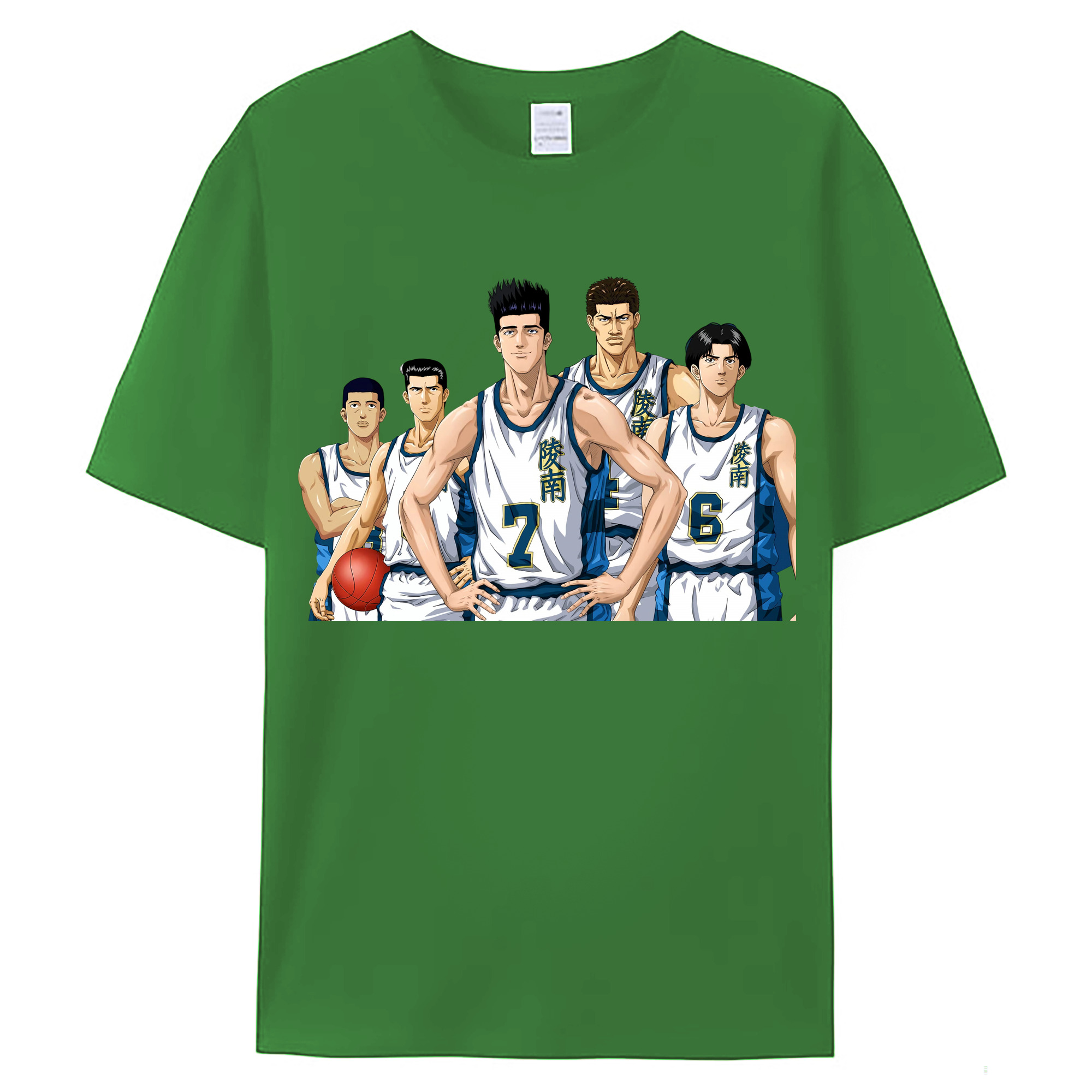 （画像用） SLAM DUNK／スラムダンク レディースカジュアルプリントTシャツ（綿100％）